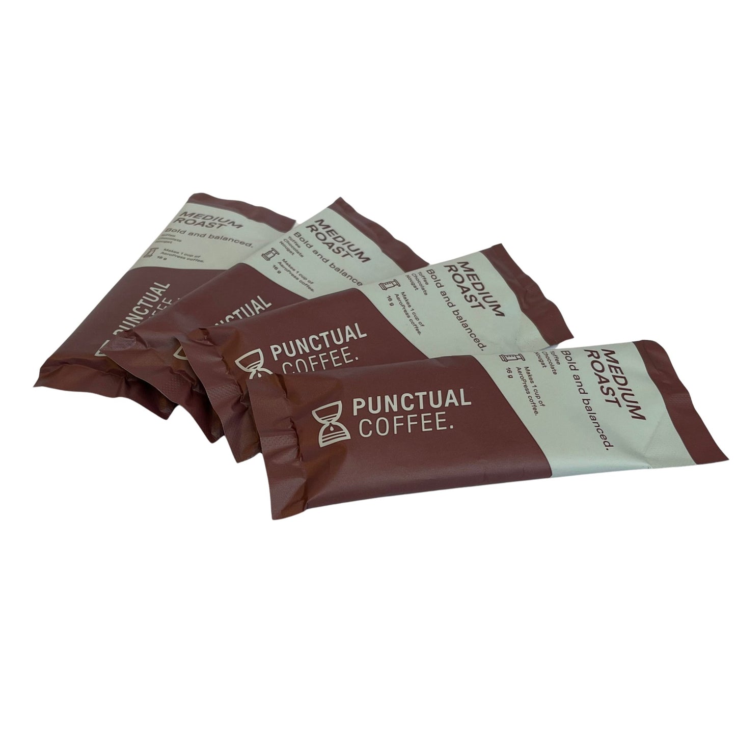 Punctual Coffee Packets for AeroPress | Medium Roast - Punctual Coffee